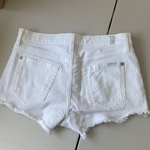 7 for all Mankind White Jean shorts